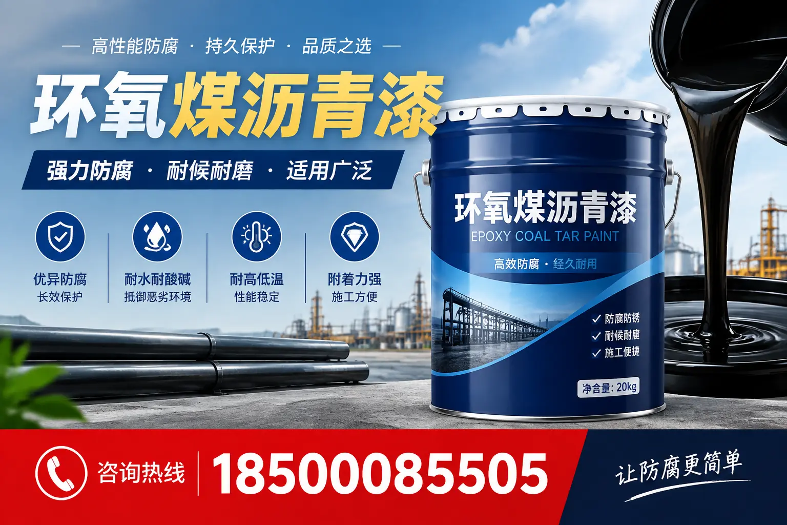 环氧煤沥青漆在不同气候条件下的表现分析，盘锦适用性
