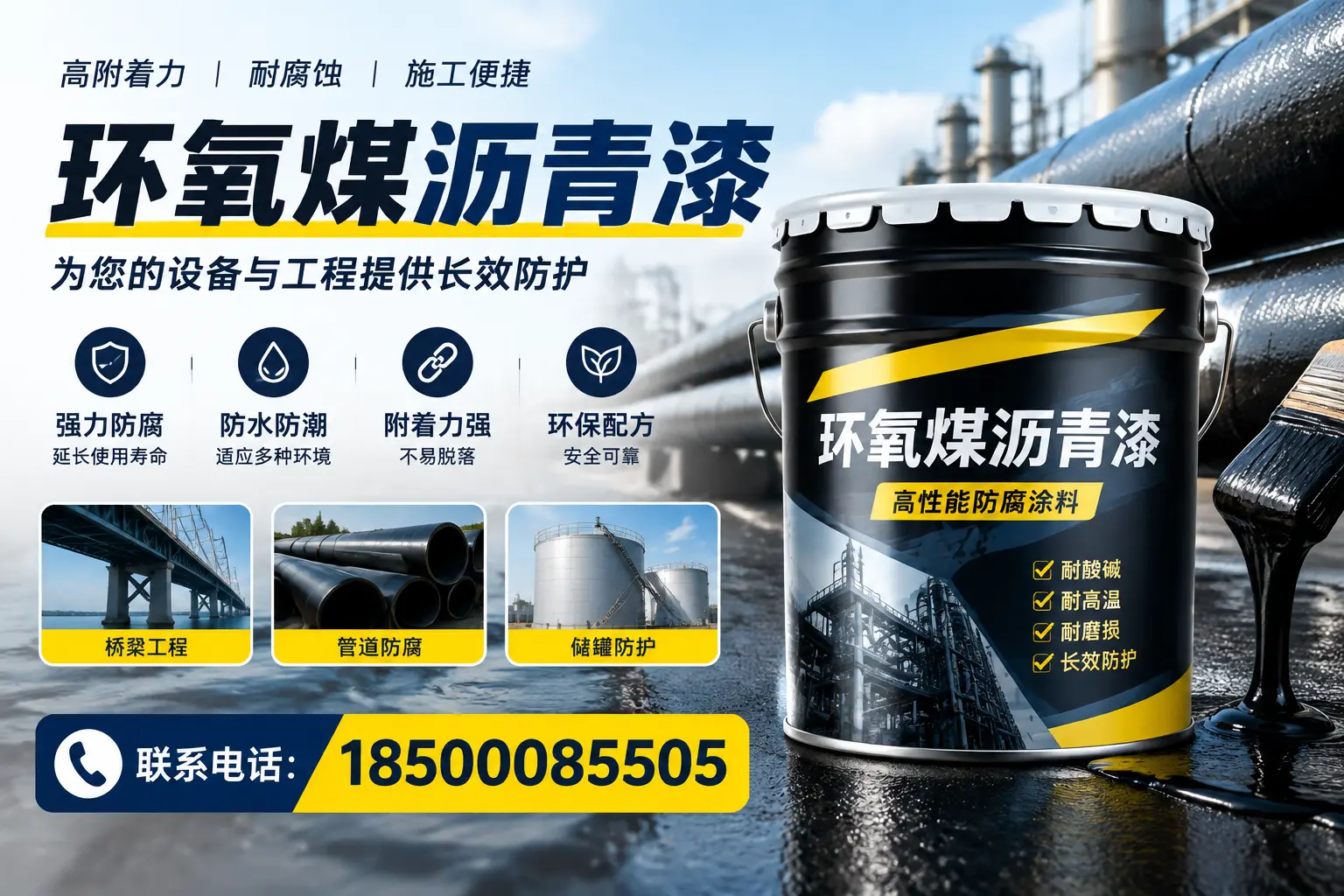 环氧煤沥青漆与其他涂料的对比分析，助力盘锦企业决策